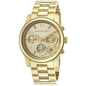 Michael Kors Women's Runway Gold-Tone Watch